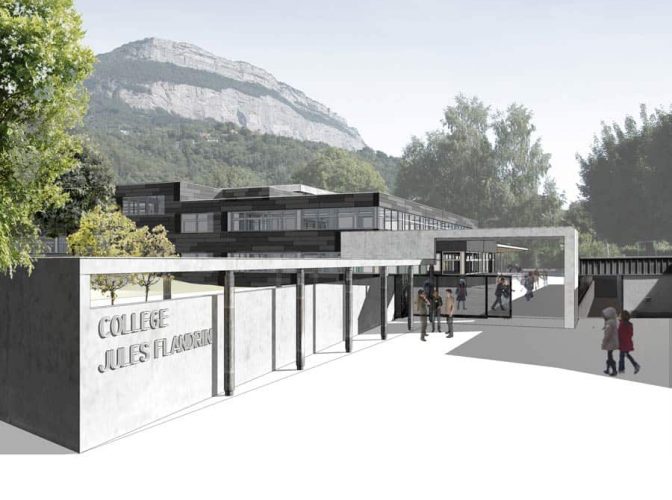 Réhabilitation du Collège Jules Flandrin à Corenc