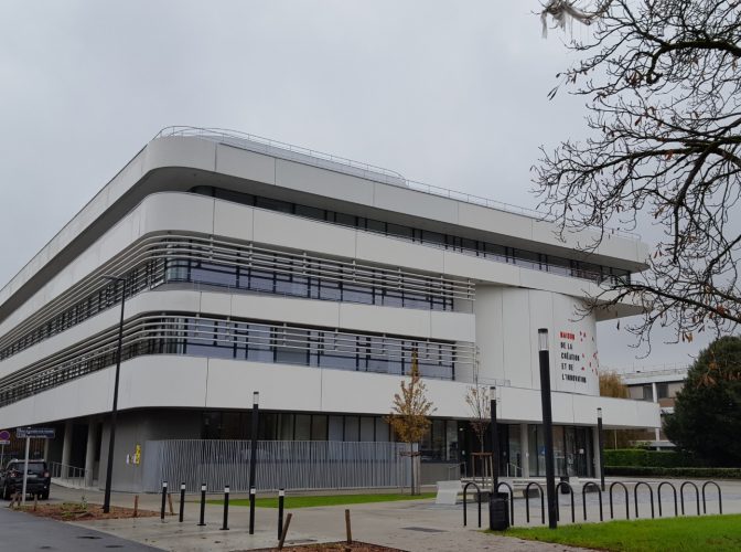 Construction de la maison de la création et de l’innovation à Gières