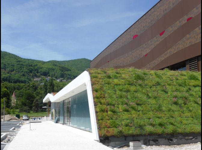 CONSTRUCTION DE LA SALLE DE BADMINTON A LA BRUNERIE à VOIRON