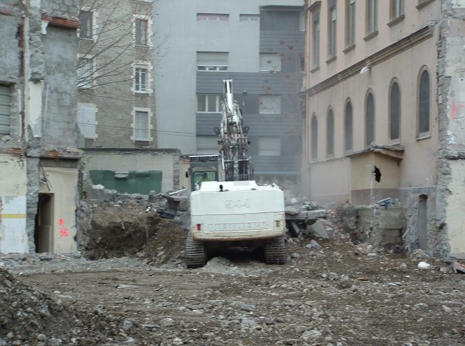 DÉMOLITION ET RECONVERSION DE L’ANCIENNE CLINIQUE DES BAINS  à GRENOBLE