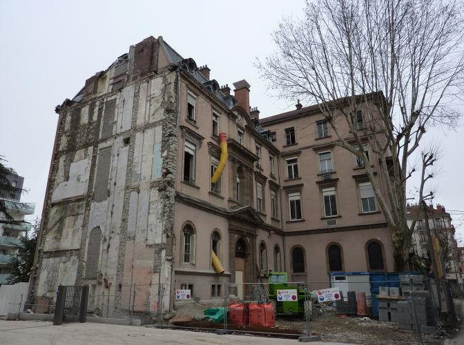 DÉMOLITION ET RECONVERSION DE L’ANCIENNE CLINIQUE DES BAINS  à GRENOBLE