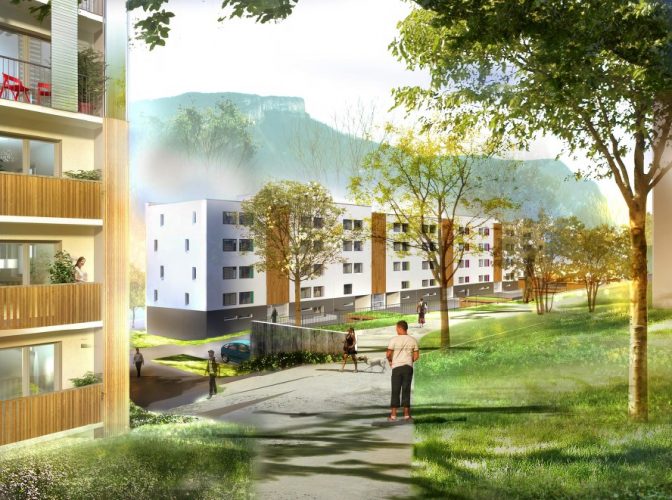 REHABILITATION LOURDE DE 127 LOGEMENTS SOCIAUX RESIDENCE « BOURG VIEUX » A VOREPPE