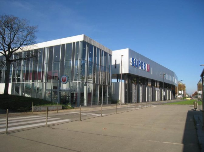 RECONSTRUCTION ET EXTENSION DU MAGASIN SUPER U SAINT JACQUES à NANTES