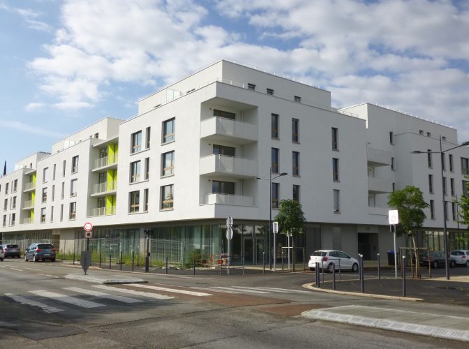 CONSTRUCTION 60 LOGEMENTS + LOCAUX COMMERCIAUX à BOURG LES VALENCE (26)