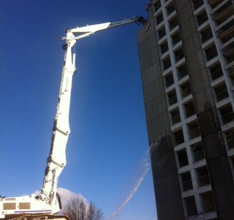 DEMOLITION DE 2 TOURS « LES GLAIEULS ET MAURIAC » QUARTIER DE LA MONNAIE à ROMANS