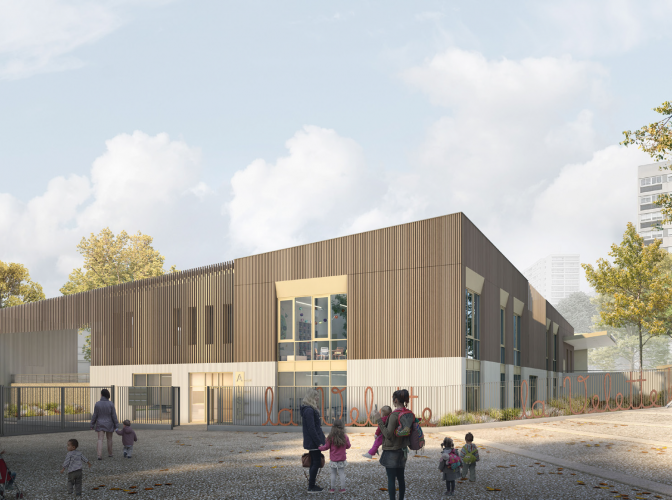 RESTRUCTURATION ET EXTENSION DE L’ÉCOLE MATERNELLE LA VELETTE à RILLIEUX LA PAPE