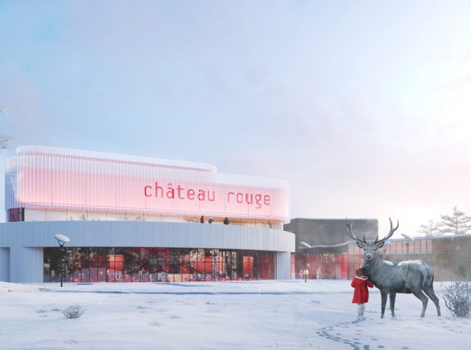 RESTAURATION, EXTENSION DE LA GRANDE SALLE DU CENTRE CULTUREL CHÂTEAU ROUGE à ANNEMASSE