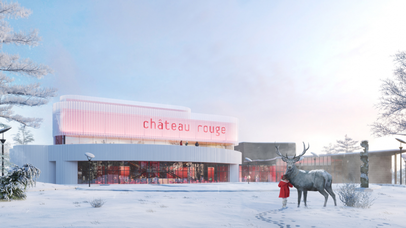 RESTAURATION, EXTENSION DE LA GRANDE SALLE DU CENTRE CULTUREL CHÂTEAU ROUGE à ANNEMASSE