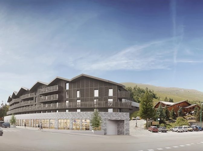 Construction d’une résidence de tourisme de 201 appartements, commerces aux Deux Alpes